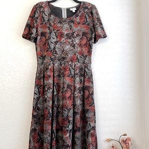LuLaRoe “Amelia” Floral Dress Size Large
